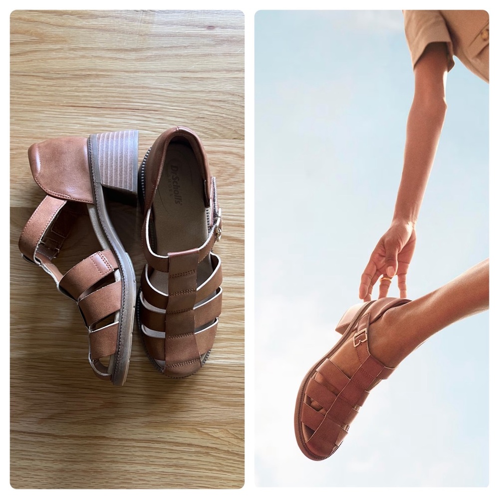 NIB Dr. Scholl's Rate Up Day Fisherman Sandals in Honey